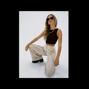 Princess Polly Naomie Pants Beige